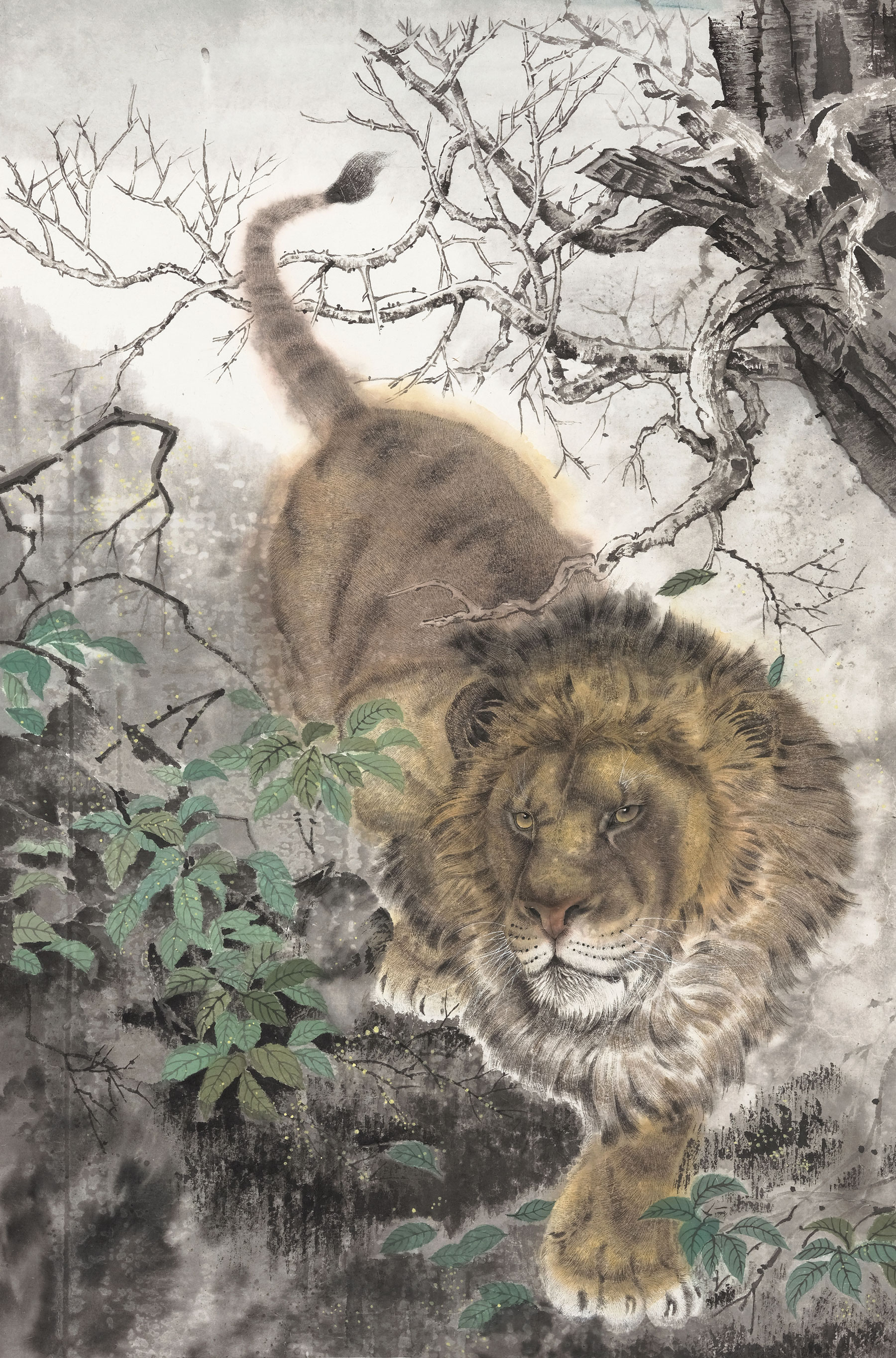 狮嗅清芬　六尺